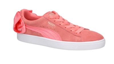 Puma suede bow sales women's sneakers